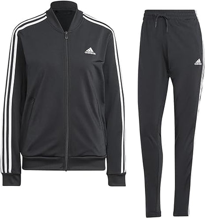 adidas 3-Stripes Essential Tracksuit Black