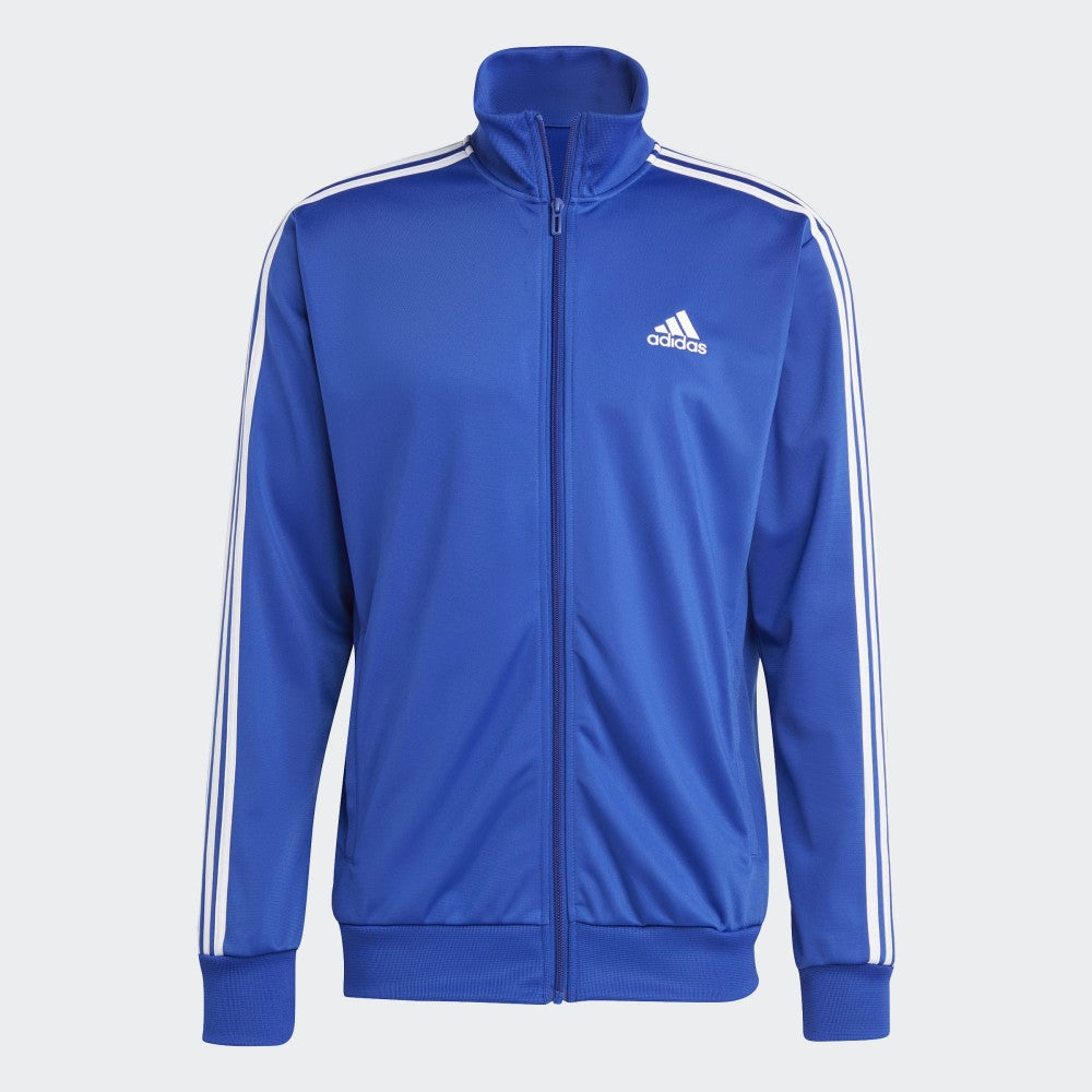 adidas basic 3-stripes tricot tracksuit - blue