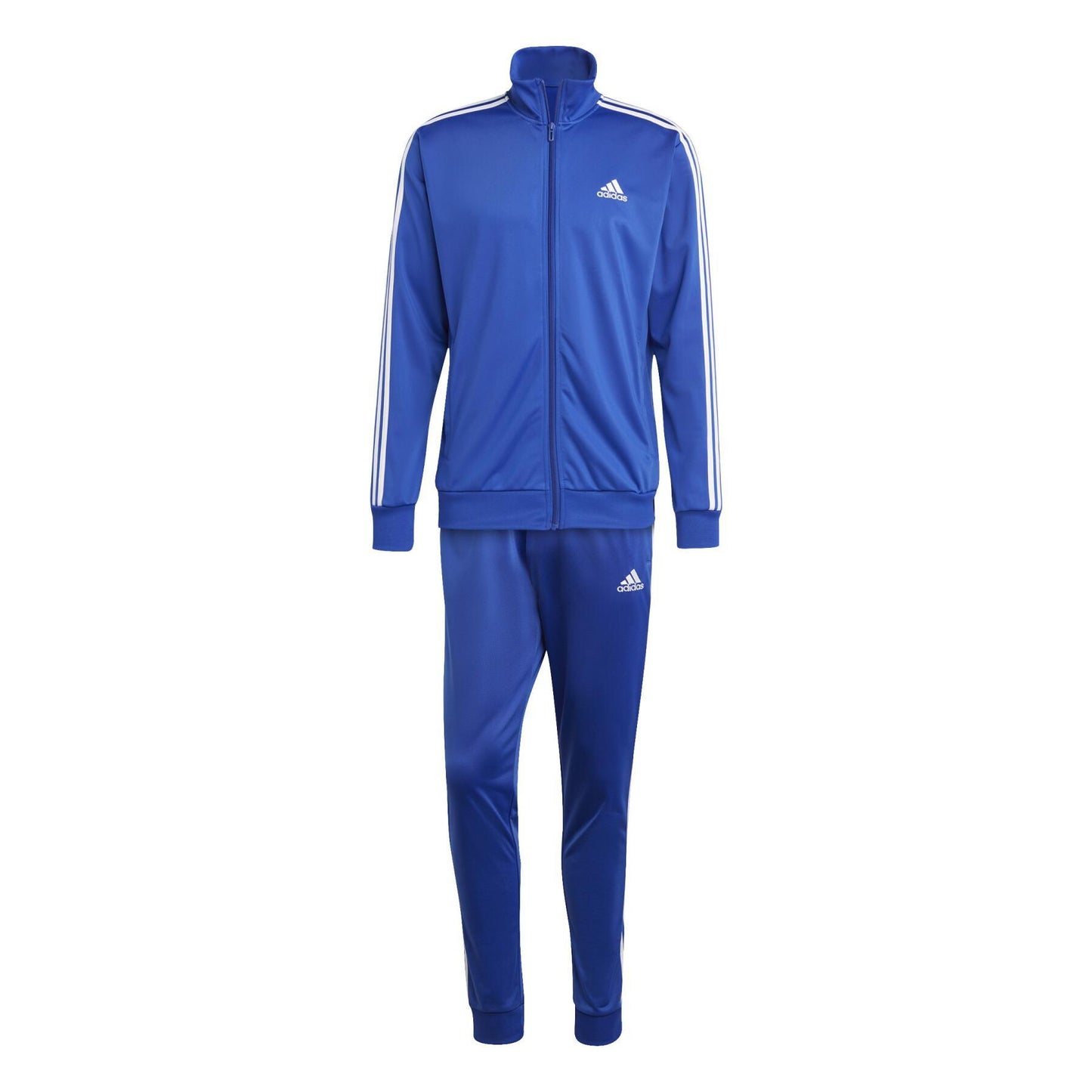 adidas basic 3-stripes tricot tracksuit - blue