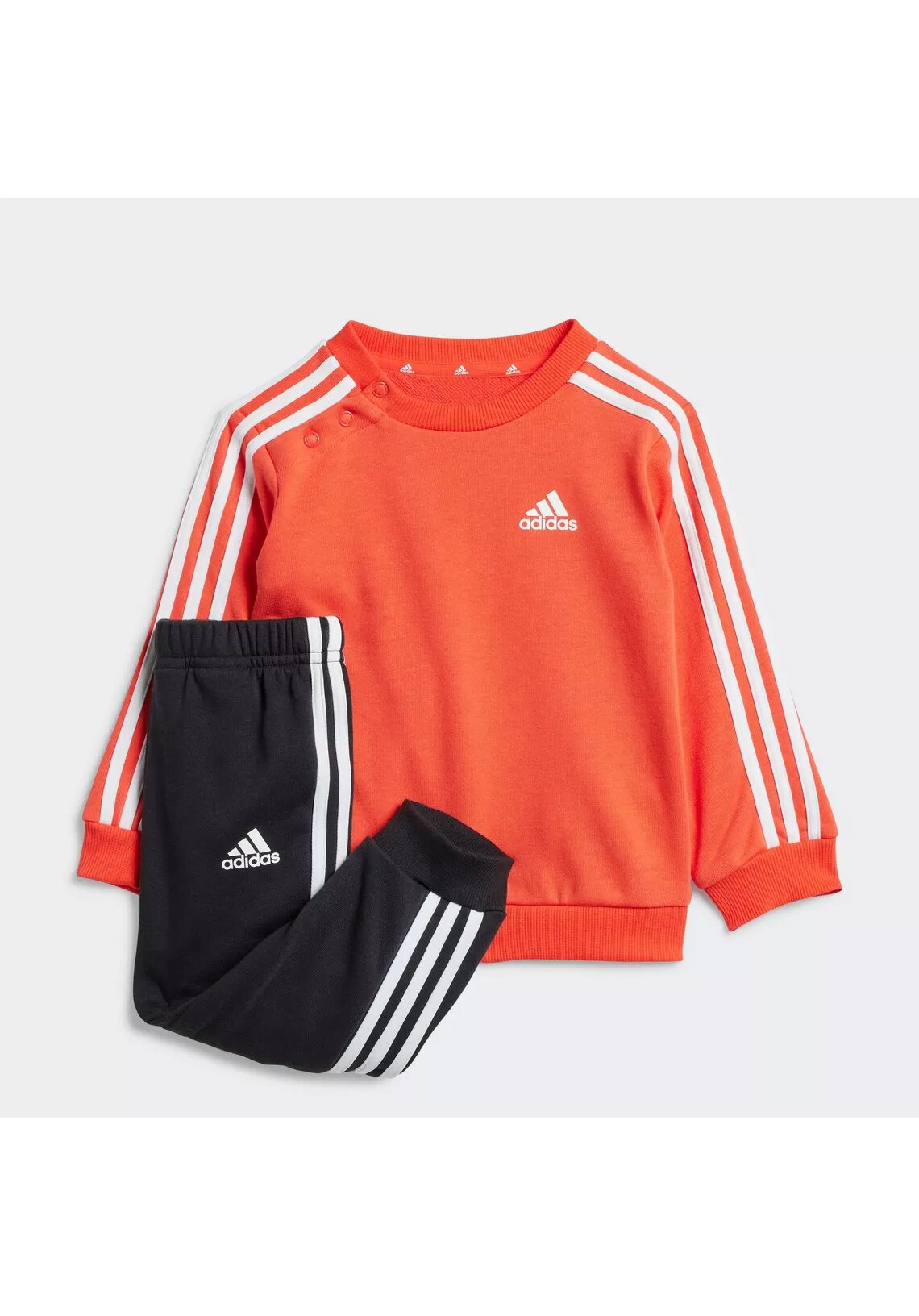 tuta adidas arancio-nero