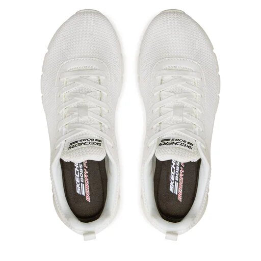 skechers bobs sport b flex  bianco