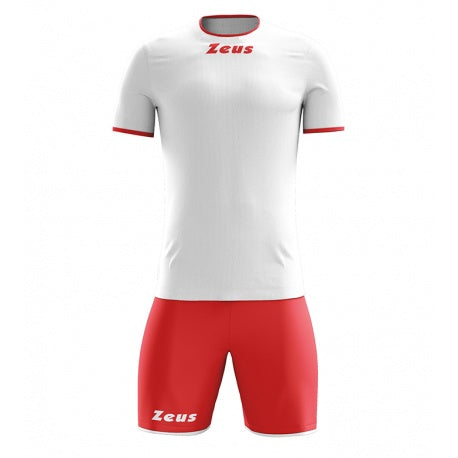 Zeus Kit Sticker Completo Calcio bianco/rosso