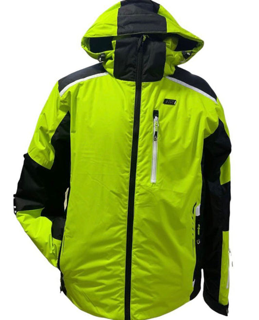 GIACCA NEVE AST UOMO VERDE FLUO/NERO