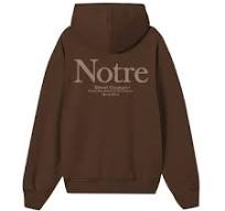 notre felpa hoodie notre self cioccolato