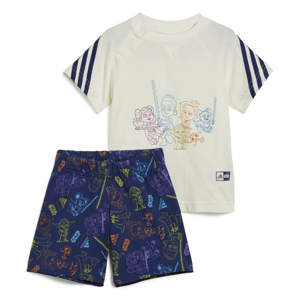 adidas x star wars young jedi tee set - white