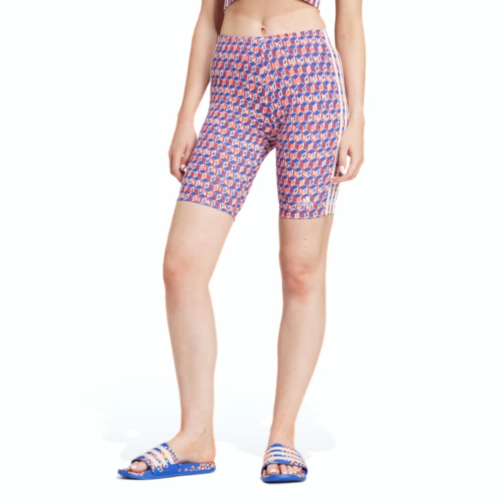 adidas x farm rio bike shorts - blue | women's lifestyle