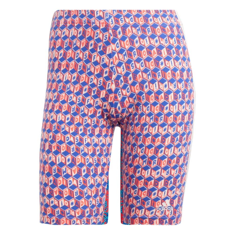 adidas x farm rio bike shorts - blue | women's lifestyle