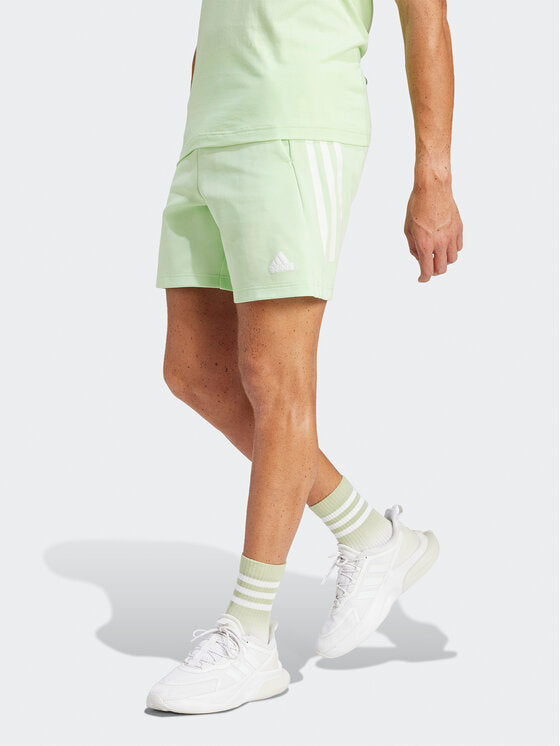 adidas pantaloncini sportivi future icons 3-stripes verde