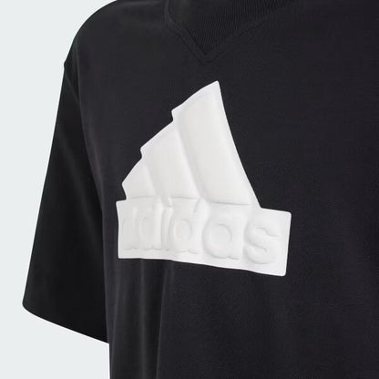 adidas Future Icons Logo Piqué T-Shirt - Black