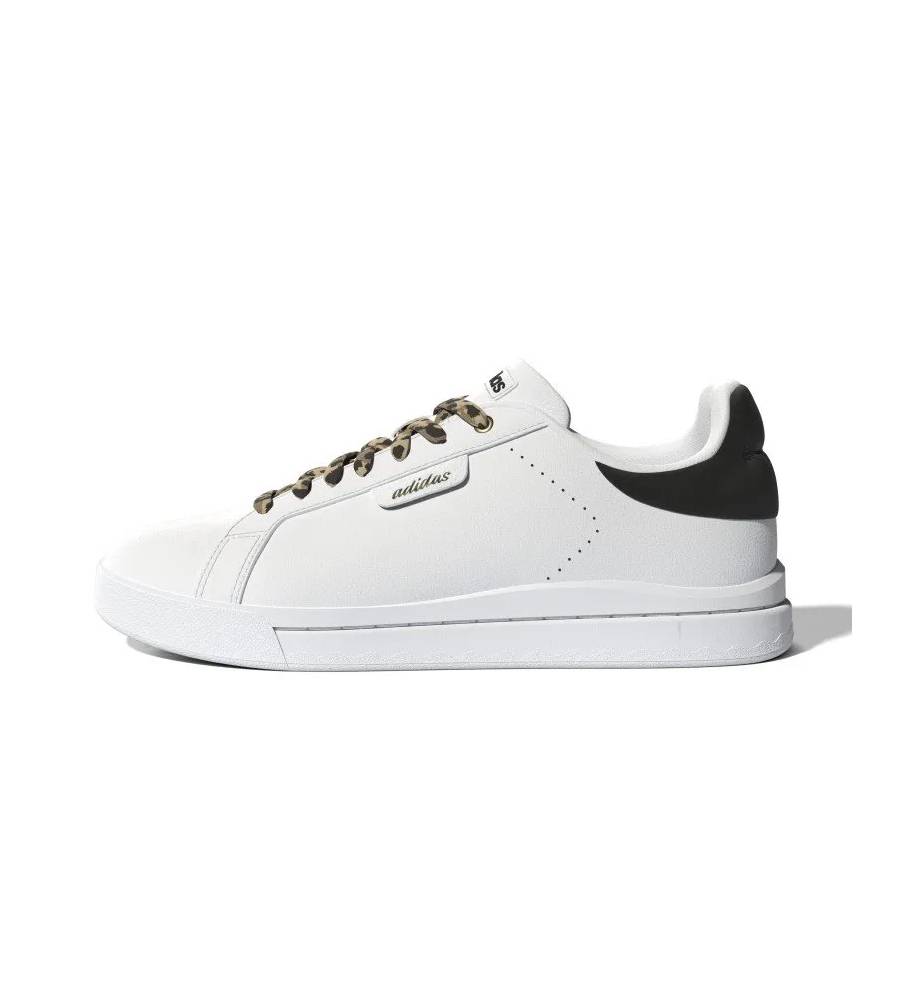 adidas court silk sneaker white/gold