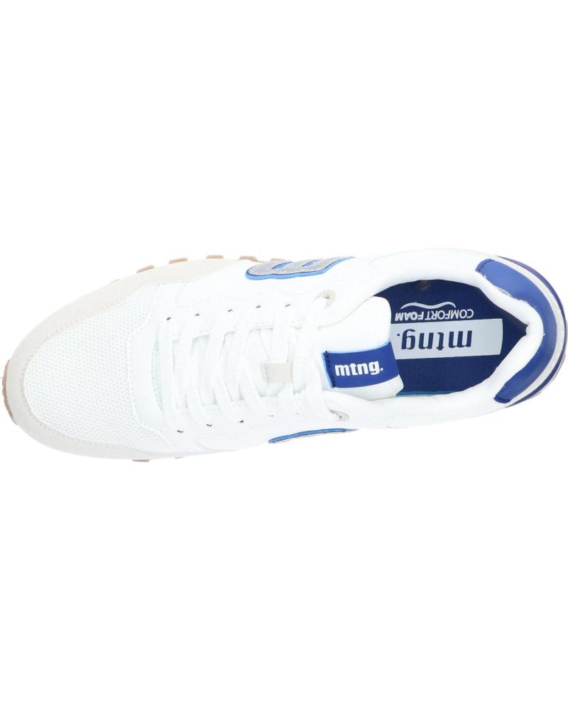 scarpe  mustang spilt off white/nixon blanco