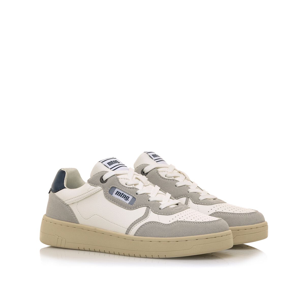 scarpe mustang murri white/split off white