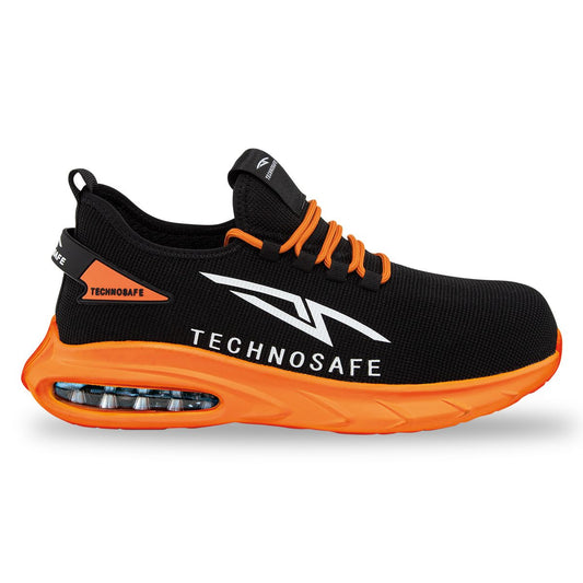 TECHNOSAFE SCARPA S1 NERO/ARANCIO