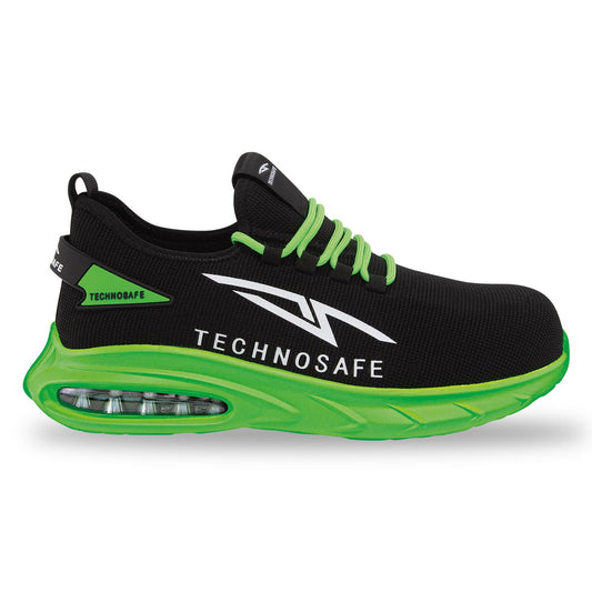 TECHNOSAFE SCARPA S1 NERO/VERDE