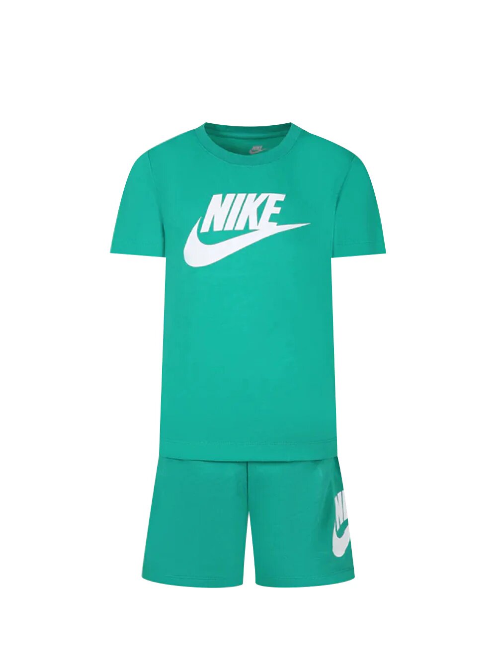 nike club tee & short set verde