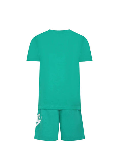 NIKE CLUB TEE & SHORT SET VERDE