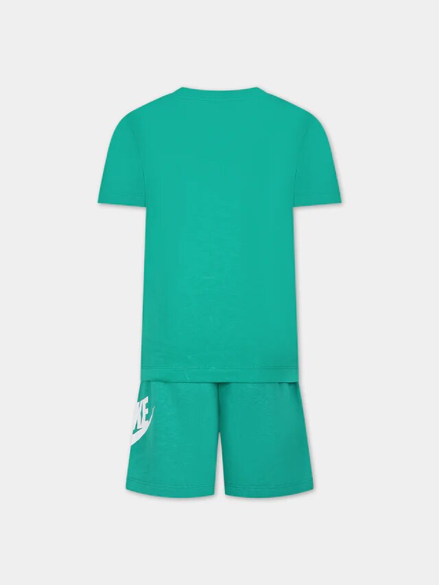 nike club tee & short set verde