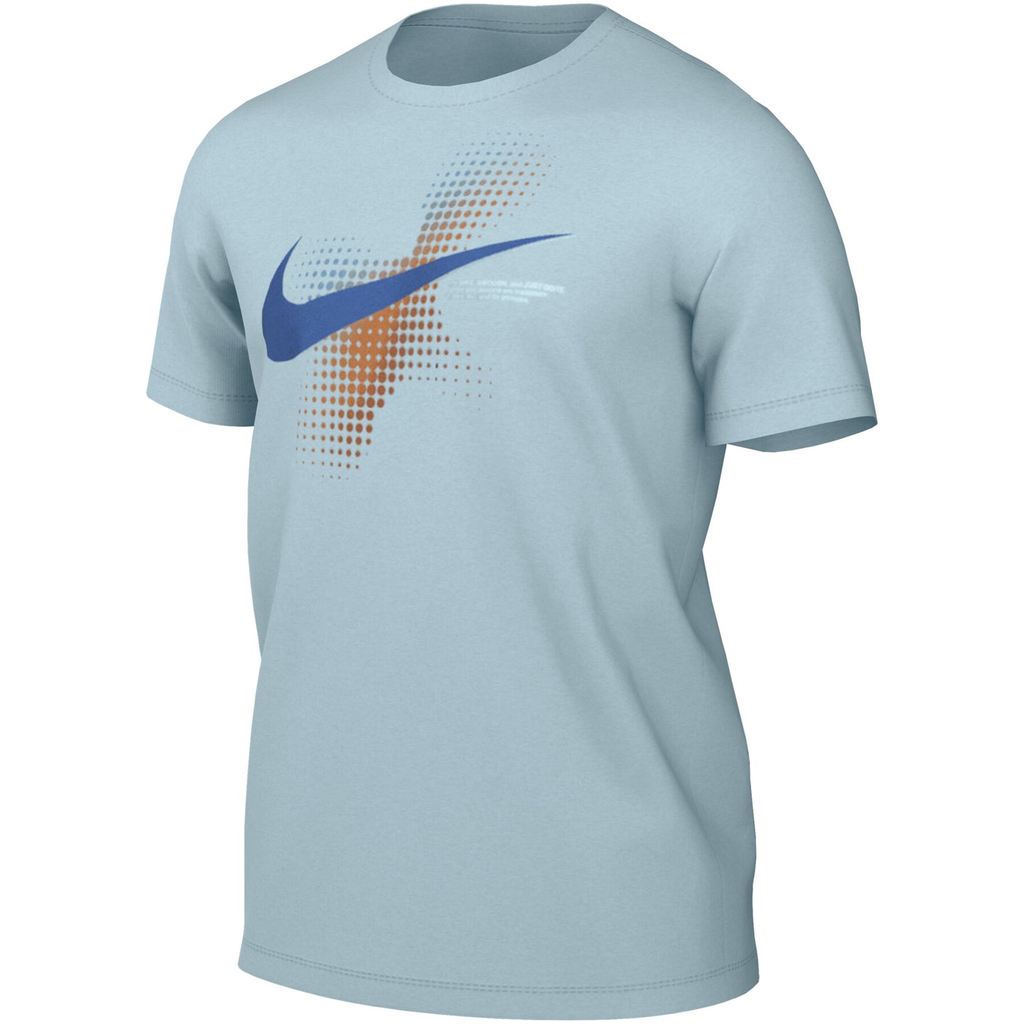 nike sportswear t-shirt 'glacier blue