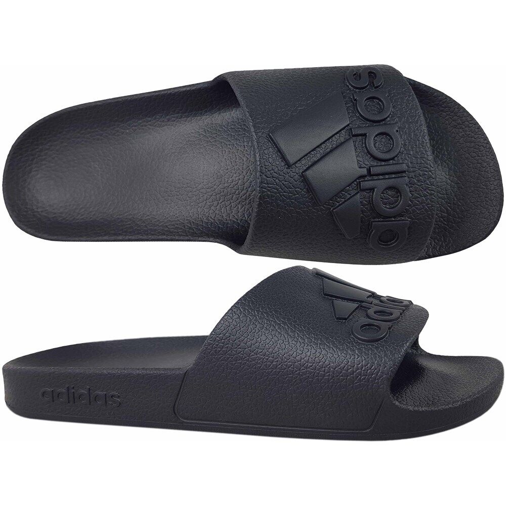 adidas adilette aqua slides  black