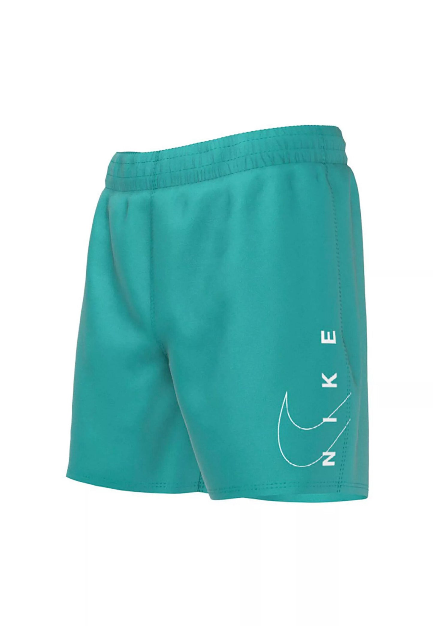 nike boys spilt logo 4" volley shorts