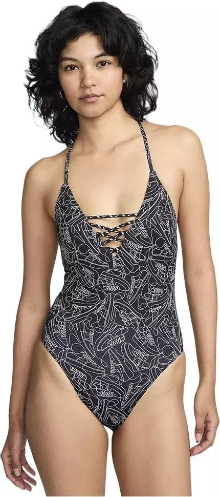 nike swim sneakerkini 2.0 cross-back one-piece swimsuit