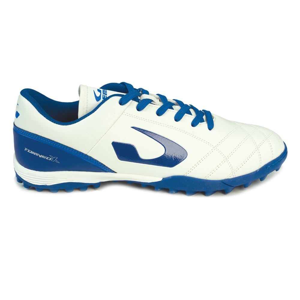 gems scarpa calcetto torneo x bianco/blu/azzurro