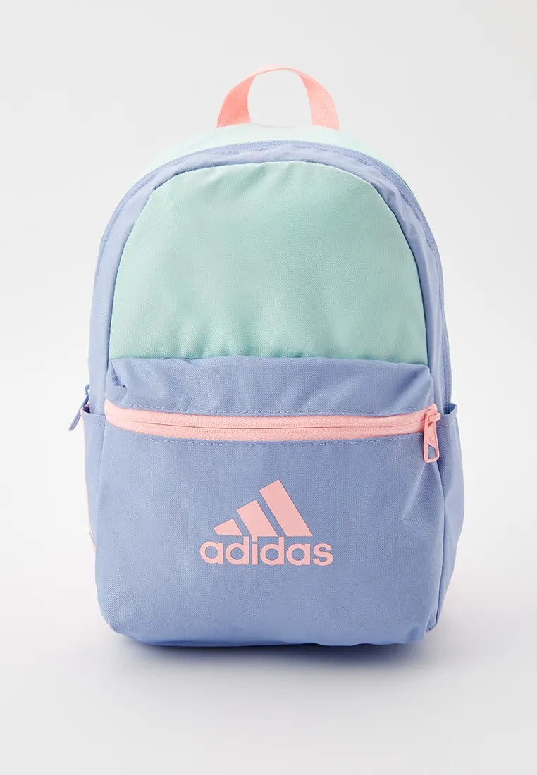 adidas zaino badge of sport kids blue spark / semi flash aqua