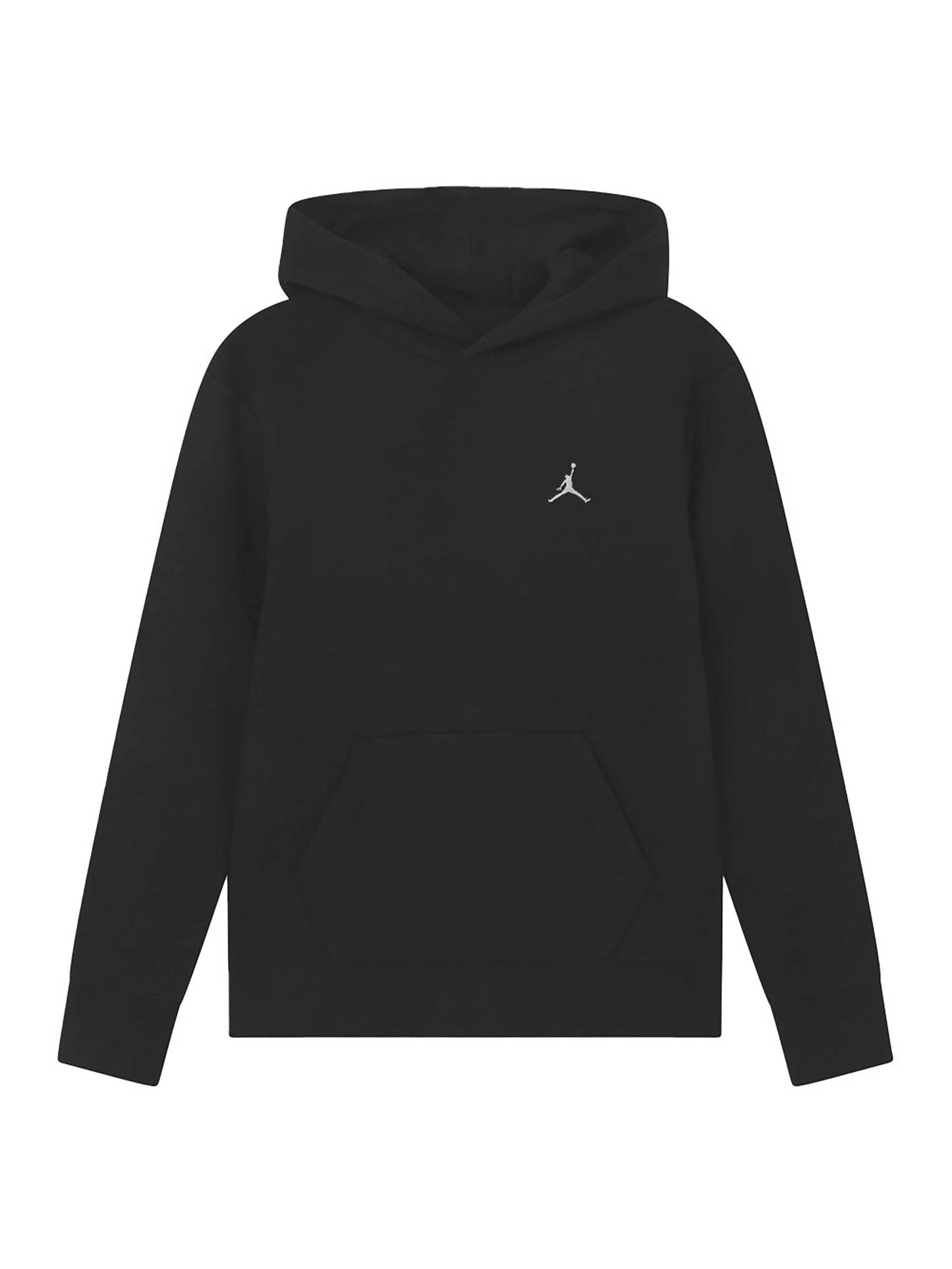 felpa jordan essential nero logo bianco