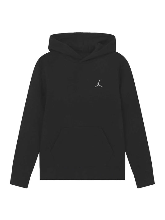 FELPA JORDAN ESSENTIAL NERO LOGO BIANCO