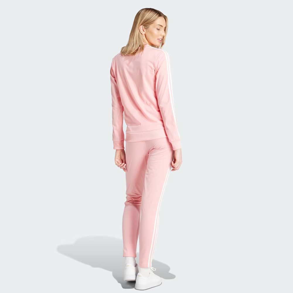 tuta sportiva essentials 3-stripes rosa da donna