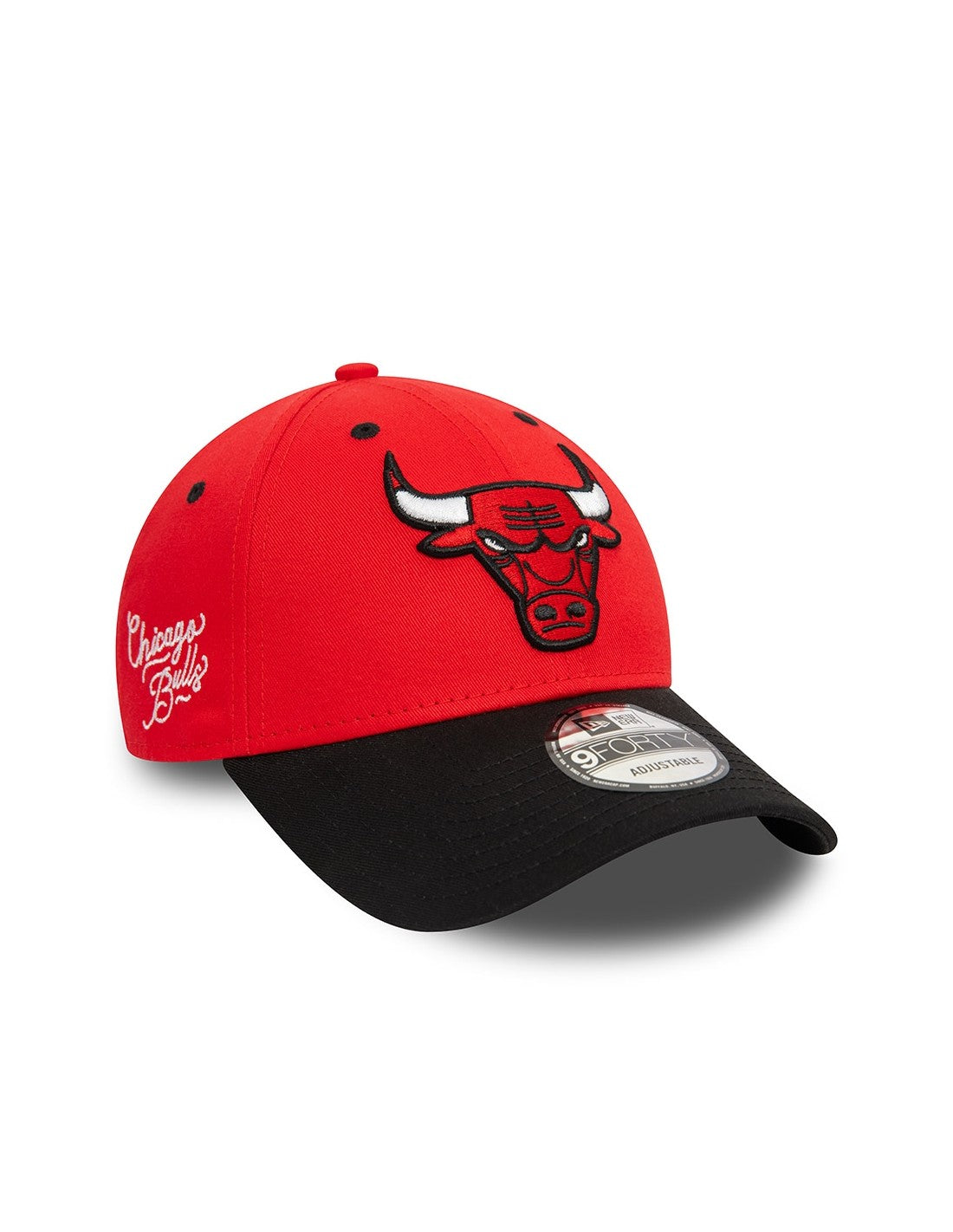 cappello chicago bulls  rosso-nero