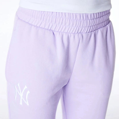 NEW ERA New York Yankees Pantaloni da jogging in pile viola pastello