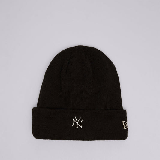 NEW ERA NEE METALLIC CUFF BEANIE NEYYAN BLACK