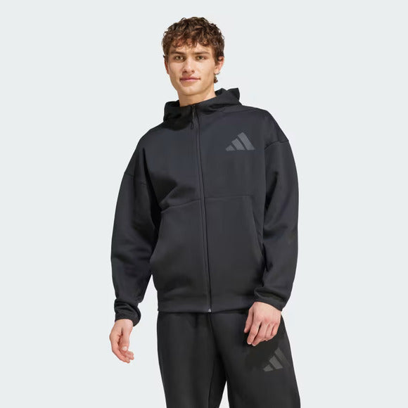 z.n.e. full-zip hooded track jacket - adidas