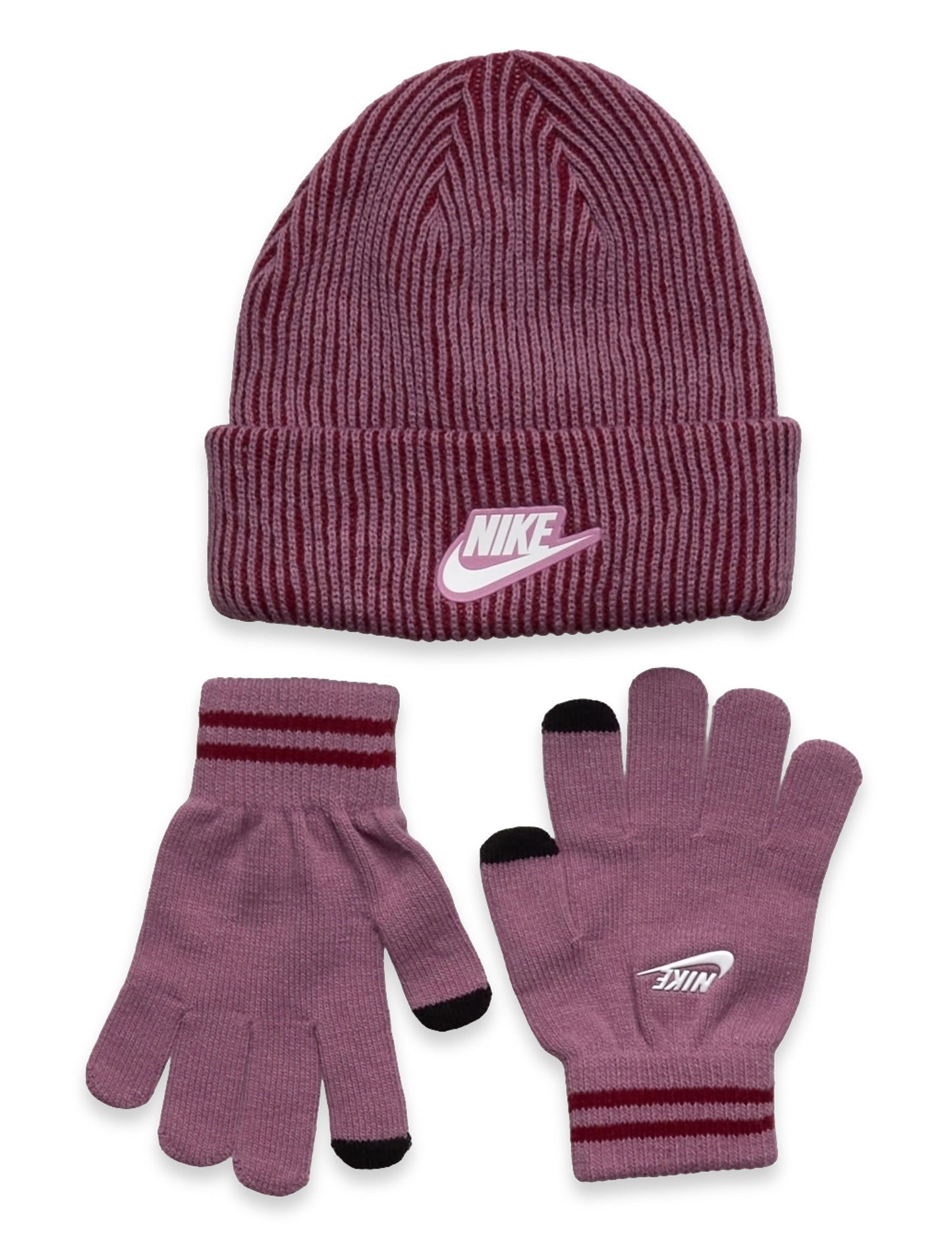 set cappellino guanti nike bambina rosa