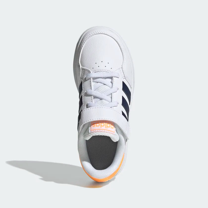 adidas breaknet el c sneaker white blu kids