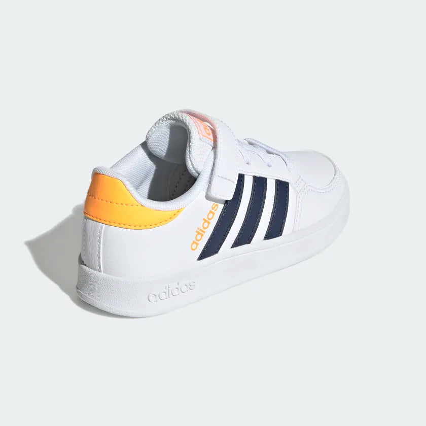 adidas breaknet el c sneaker white blu kids